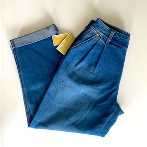Micheal Kors Cali Blue WA Pleated Jeans